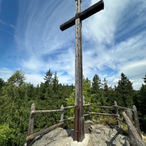akam on the summit of Roland's Stone (13.7.2025 10:39)