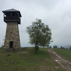 Alexandr Starý on the summit of Marťacký vrch (3.5.2019 12:55)