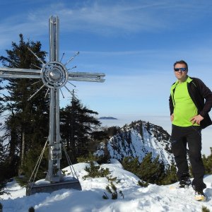 Divočák on the summit of Eibleck (2.2.2025 12:32)