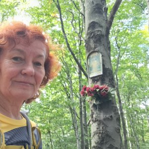 Horalka Anička na vrcholu Bujakowski Groń (17.9.2023)