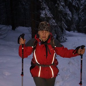 Hanka na vrcholu Smrčina (29.12.2018 16:09)