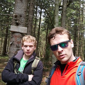 Stanislav Jára na vrcholu Smrčina (11.5.2019 12:24)