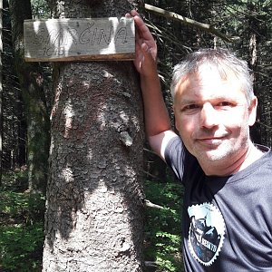 Laďa na vrcholu Smrčina (16.7.2019 14:29)