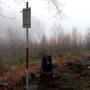 Jiřina na vrcholu Tanečnice (14.11.2021)