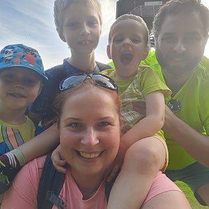 Lucie Trenzová na vrcholu Anenský vrch (22.6.2022 18:15)