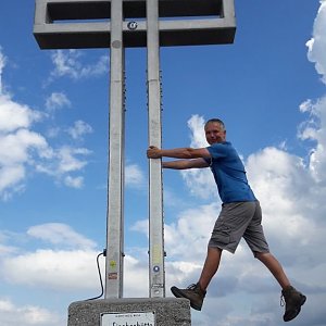 Laďa na vrcholu Klosterwappen (15.7.2018 15:49)