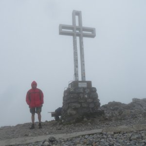 Daniel Ledl na vrcholu Klosterwappen (3.8.2025 12:13)