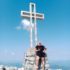 Ketty Dubňanská na vrcholu Klosterwappen (16.8.2025 11:45)