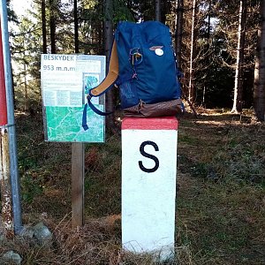 Jiřina na vrcholu Beskydek / Beskydok (15.11.2021 10:15)
