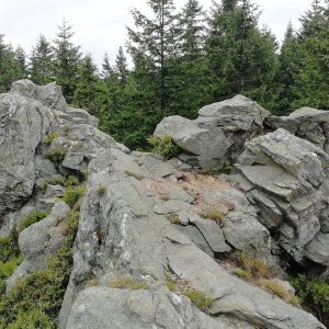 Vladimír Grančay on the summit of Mariańskie Skały (4.8.2025 12:39)