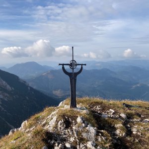 Tomáš Bublan on the summit of Großer Wildkamm (5.10.2026 9:40)