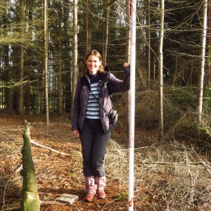 Iveta Válová na vrcholu Březina (16.11.2023 16:00)