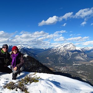 Iveta Válová na vrcholu Sanson Peak (3.11.2016 15:07)