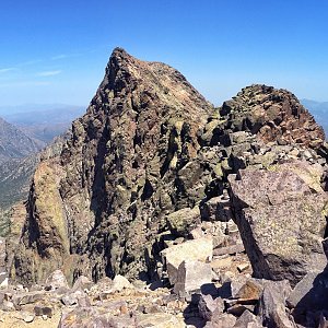 Martin Matějka on the summit of Monte Cinto (8.7.2017 13:13)