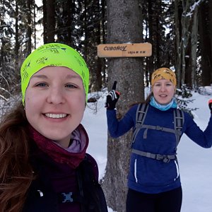 Hanka Ličková na vrcholu Čuboňov (22.2.2020 14:58)