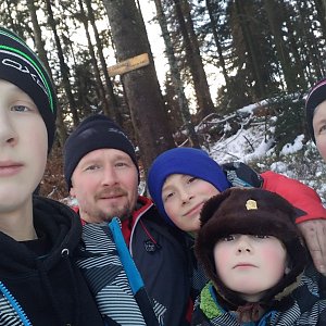 trefi.s na vrcholu Čuboňov (2.1.2021 13:00)