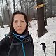 Marcela Kubíčková na vrcholu Čuboňov (23.1.2021 10:00)