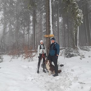 Markéta Čeníková na vrcholu Čuboňov (27.2.2021 13:45)