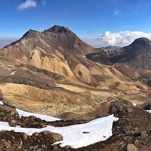 Martin Matějka on the summit of Aragac (5.10.2019 11:55)