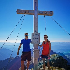 Jiří Králík na vrcholu Hochgolling (20.8.2023 10:50)