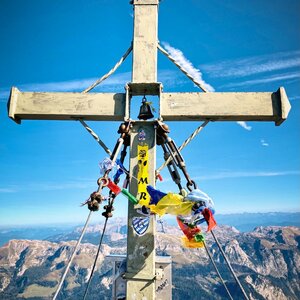 Marek Nečas on the summit of Watzmann (29.9.2023 15:05)