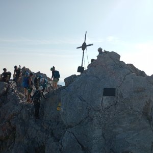megalodon on the summit of Watzmann (19.7.2024 9:00)