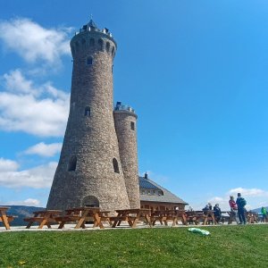 76kamila on the summit of Větrov (11.5.2025 11:44)