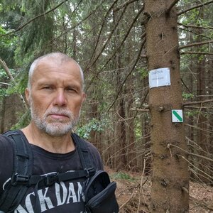Rastislav Biarinec on the summit of Dudová (2.9.2024 15:43)