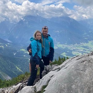 Šárka on the summit of Kehlstein (30.7.2022 13:20)