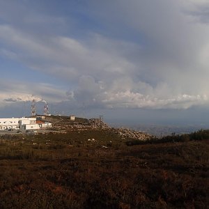 Honza on the summit of Fóia (22.10.2019 17:34)