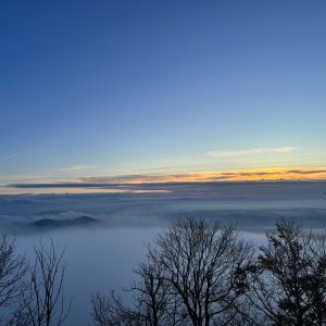 Jířa on the summit of Ralsko (11.11.2023 7:00)