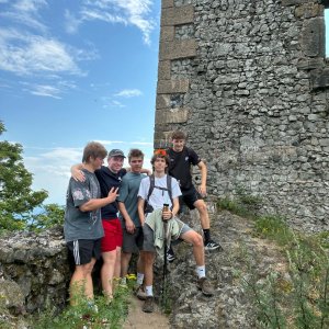 Matěj Hanzl on the summit of Ralsko (18.7.2026 17:30)