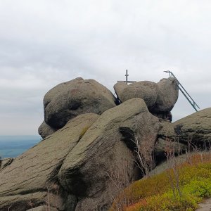 AlenaŠ on the summit of Frýdlantské cimbuří (20.10.2026 13:35)