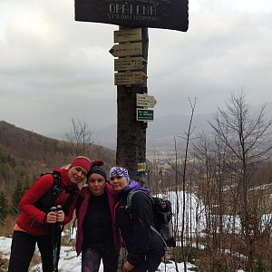 Eva Týnová na vrcholu Opálená (26.2.2021 17:06)
