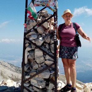 Jiřina na vrcholu Vichren (21.8.2025 11:26)