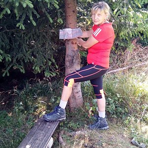 Hanka na vrcholu Malá Stolová (8.8.2019 15:06)