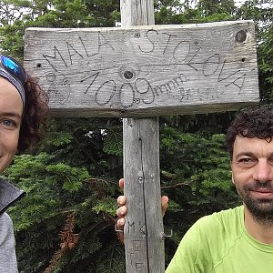 Babunka159 na vrcholu Malá Stolová (18.6.2018 11:30)