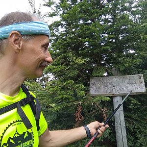 Jiří Sumbal na vrcholu Malá Stolová (18.8.2018 14:46)