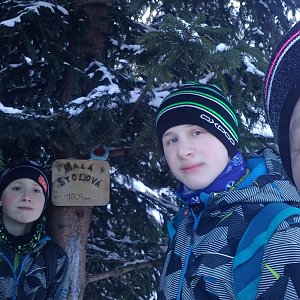 trefi.s na vrcholu Malá Stolová (10.1.2021 10:40)