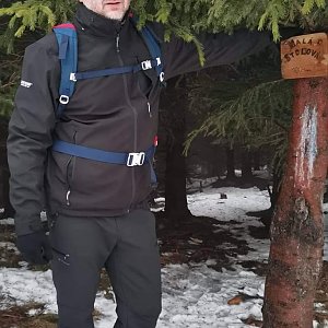 Střelec na vrcholu Malá Stolová (23.1.2021 13:30)