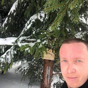 Honza Rotrekl na vrcholu Malá Stolová (18.2.2021 12:22)