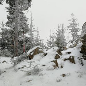 Vladimír Grančay on the summit of Větrný (1.1.2026 13:17)