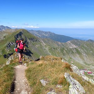 Iveta Válová na vrcholu Iezerul Caprei (23.8.2019 9:47)