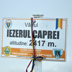 ThrasherVojti on the summit of Iezerul Caprei (2.8.2023 18:09)