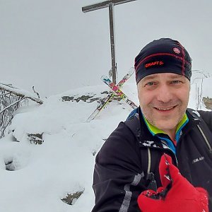 Edy na vrcholu Bílá skála (29.1.2022 14:49)