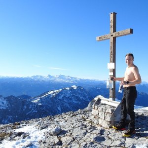Divočák on the summit of Großes Tragl (15.12.2025 12:26)