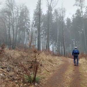 Libor Pfeifer na vrcholu Dymník (14.2.2026 12:20)