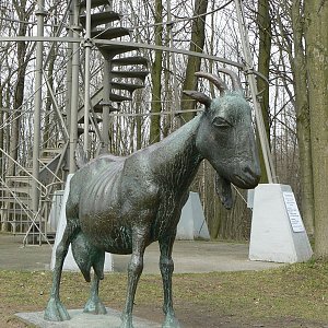 Jarda Vála na vrcholu Götzingerhöhe (4.4.2010 10:31)