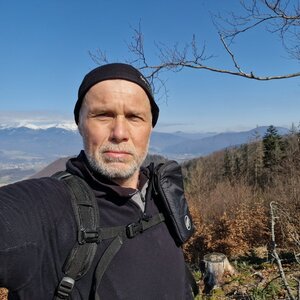 Rastislav Biarinec on the summit of Prievaly (8.3.2024 10:58)