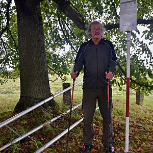 Jarda Vála na vrcholu Spálava (18.9.2021)